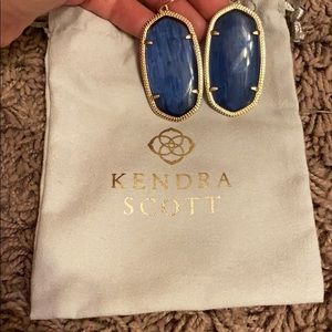 Kendra Scott Navy Danielle earrings